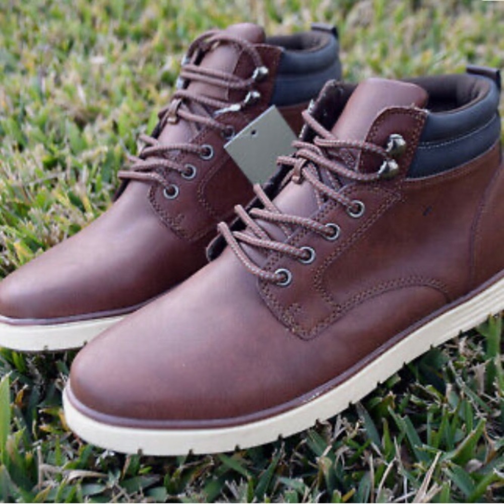 NWB GoodFellow & Co Brown Maxwell  Boots Unisex Sz:11.5